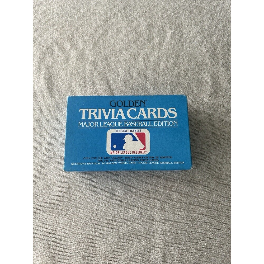 Golden Trivia Cards MLB And NFL Combo Vintage